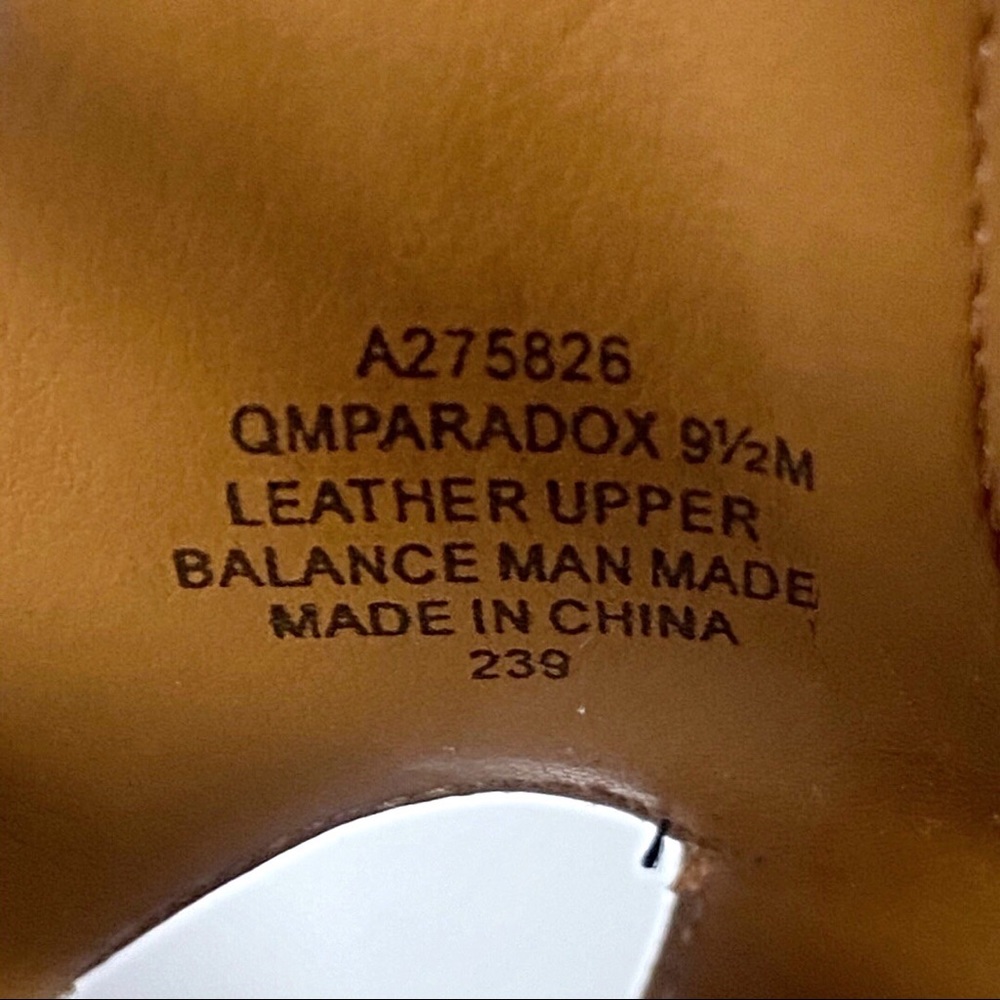 Marc Fisher Cognac Brown Gladiator Paradox Sandals - Picture 7 of 9